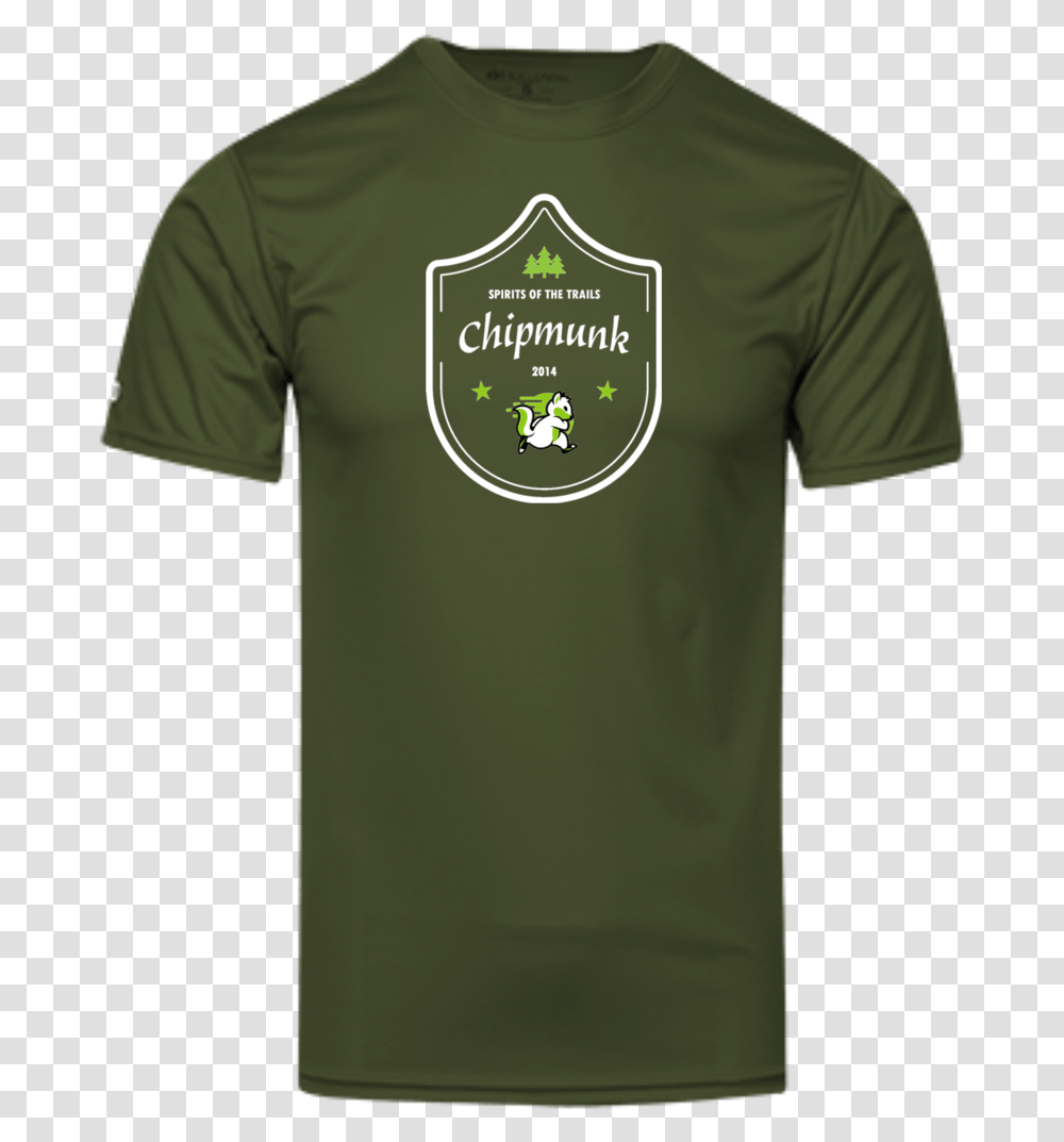 Chipmunk Medallion Men's 100 Dry Excel Wicking Active Shirt, Apparel, T-Shirt Transparent Png