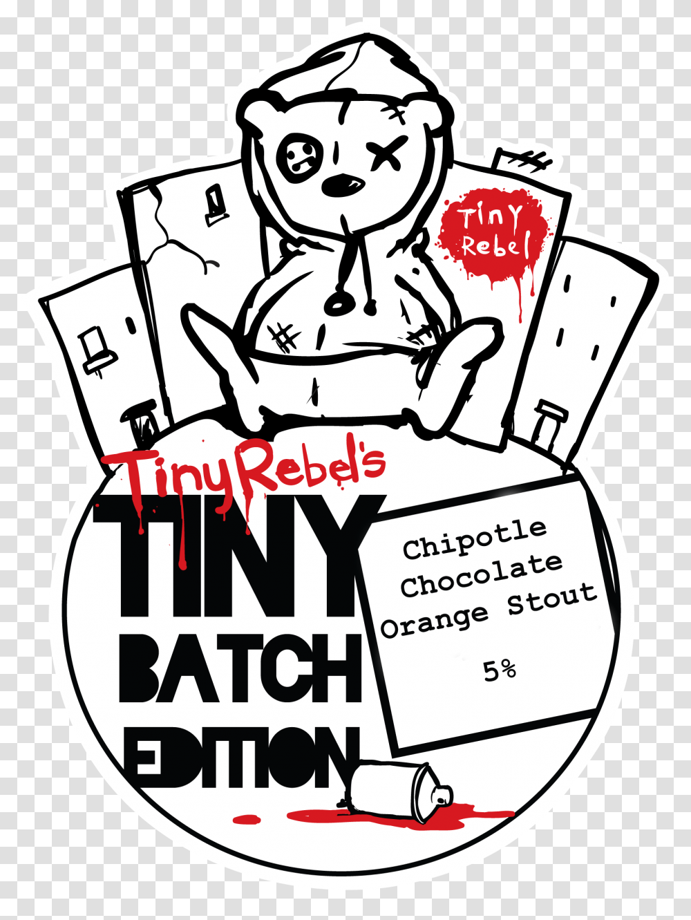 Chipotle Chocolate Orange Stout Tiny Rebel Brewing, Poster, Advertisement, Flyer, Paper Transparent Png