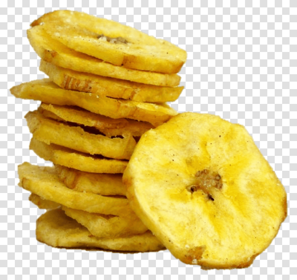 Chips De Platano Verde Chips De Platano, Plant, Food, Fruit, Bread Transparent Png