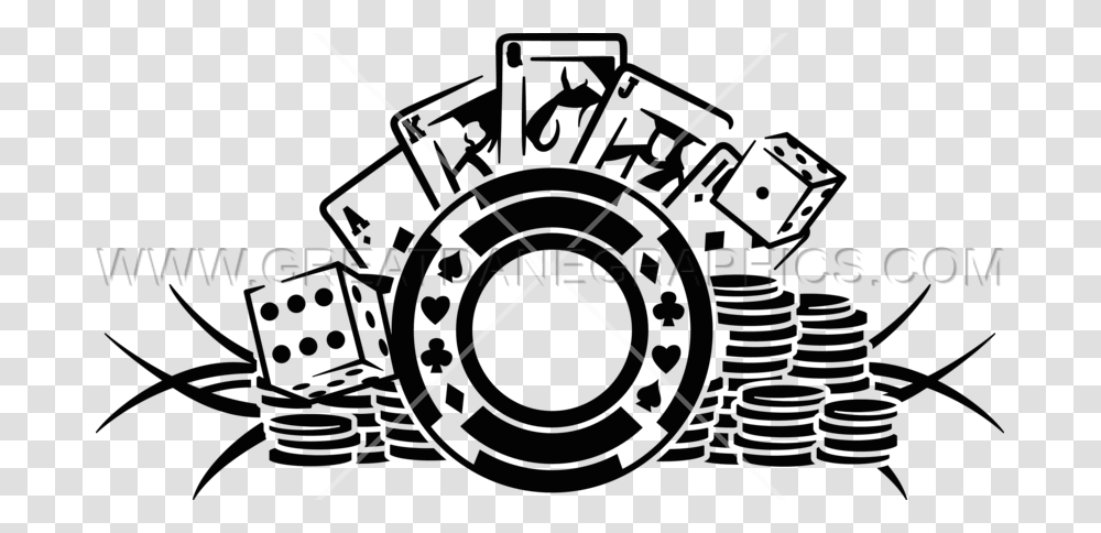 Chips Production Ready Artwork Clipart Black And White Poker Chips, Machine, Engine, Motor, Spoke Transparent Png
