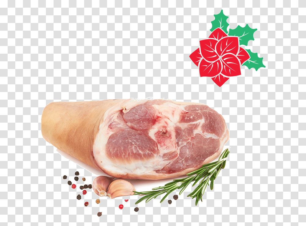 Chirstmas Ham Hock, Food, Pork, Plant, Steak Transparent Png