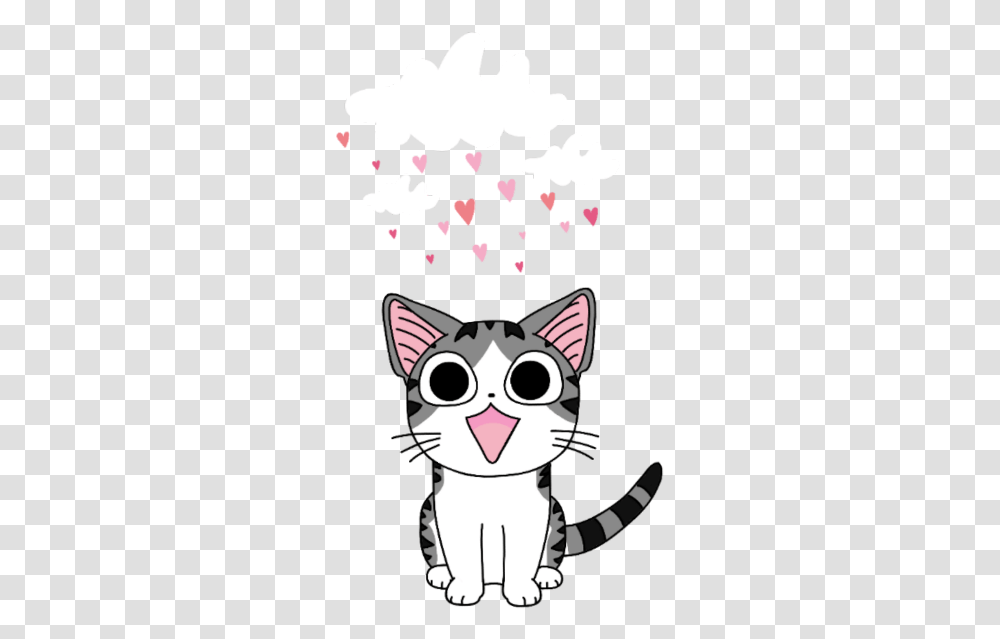 Chisweetnewhome Kawaii Cute Cat Gato Anime Cartoon, Pet, Animal, Poster, Advertisement Transparent Png