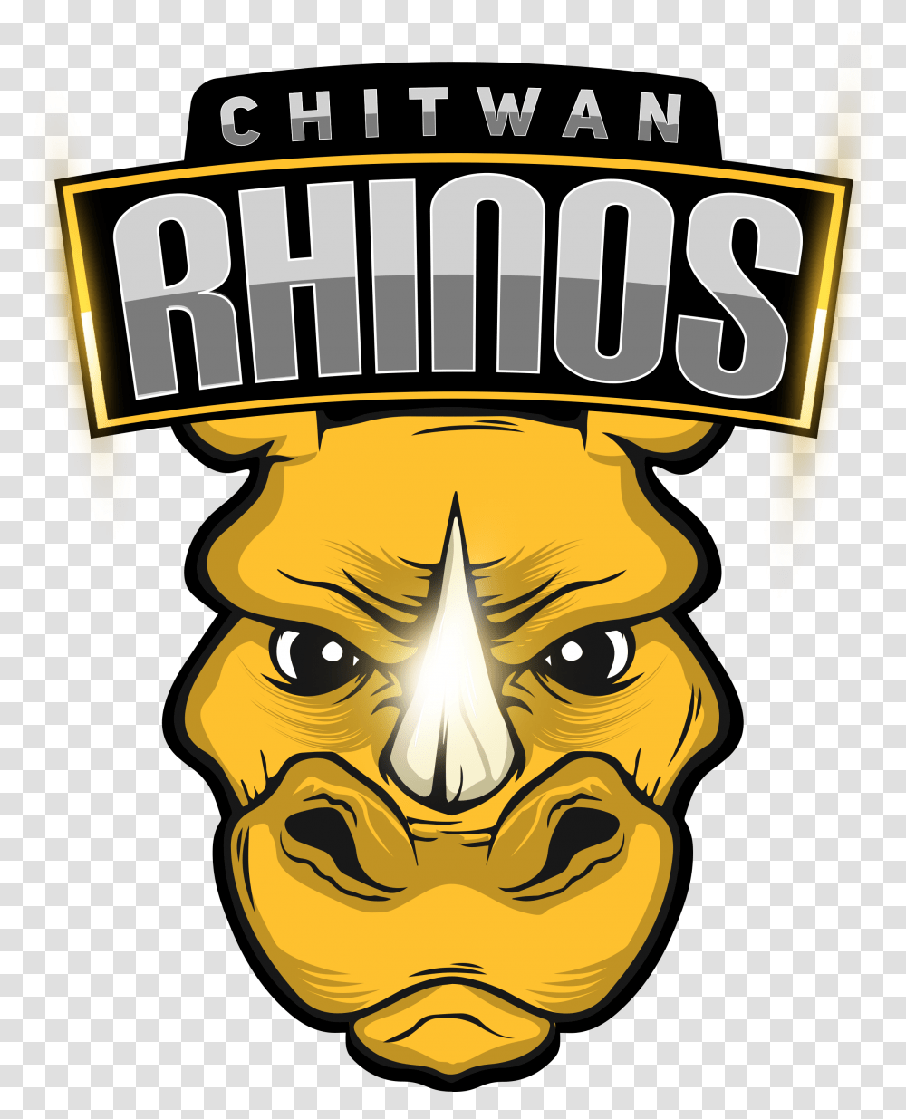 Chitwan Rhinos In Pokhara Premier League Clipart, Poster, Advertisement Transparent Png