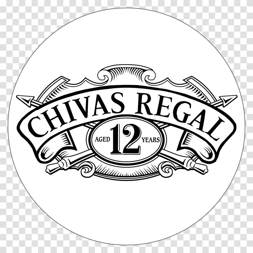 Chivas Regal Logo Tshirt Design In Logos, Trademark, Badge, Emblem Transparent Png