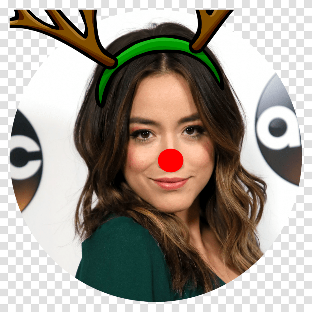 Chloe Christmas Icons For Adult, Face, Person, Smile, Helmet Transparent Png
