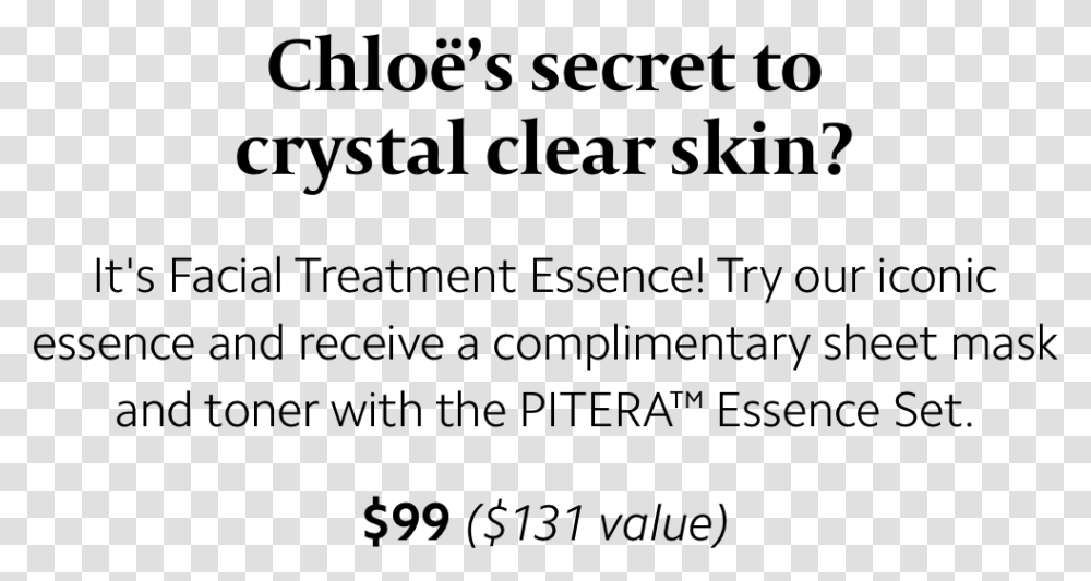 Chloe S Secret To Crystal Clear Skin It's Facial Treatment Printing, Gray, World Of Warcraft Transparent Png