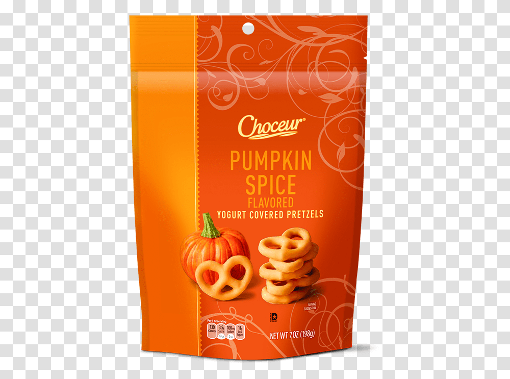 Choceur Pumpkin Spice Pretzels Choceur Pumpkin Spice Yogurt Pretzels, Bread, Food, Plant, Beverage Transparent Png
