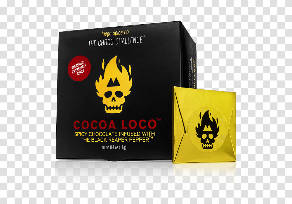 Choco ChallengeData Src Cdn Fuego Box Choco Challenge, Book, Label Transparent Png