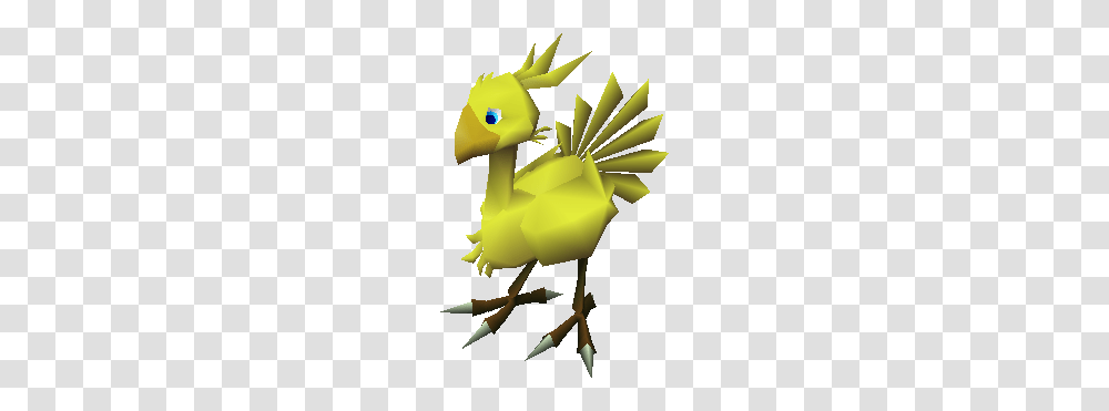 Chocobo, Animal, Bird, Plant, Flower Transparent Png