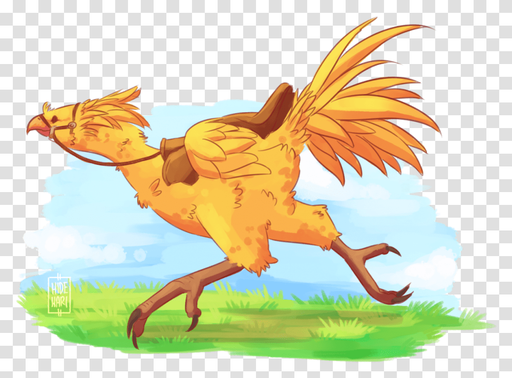 Chocobo Fictional Character, Horse, Mammal, Animal, Bird Transparent Png