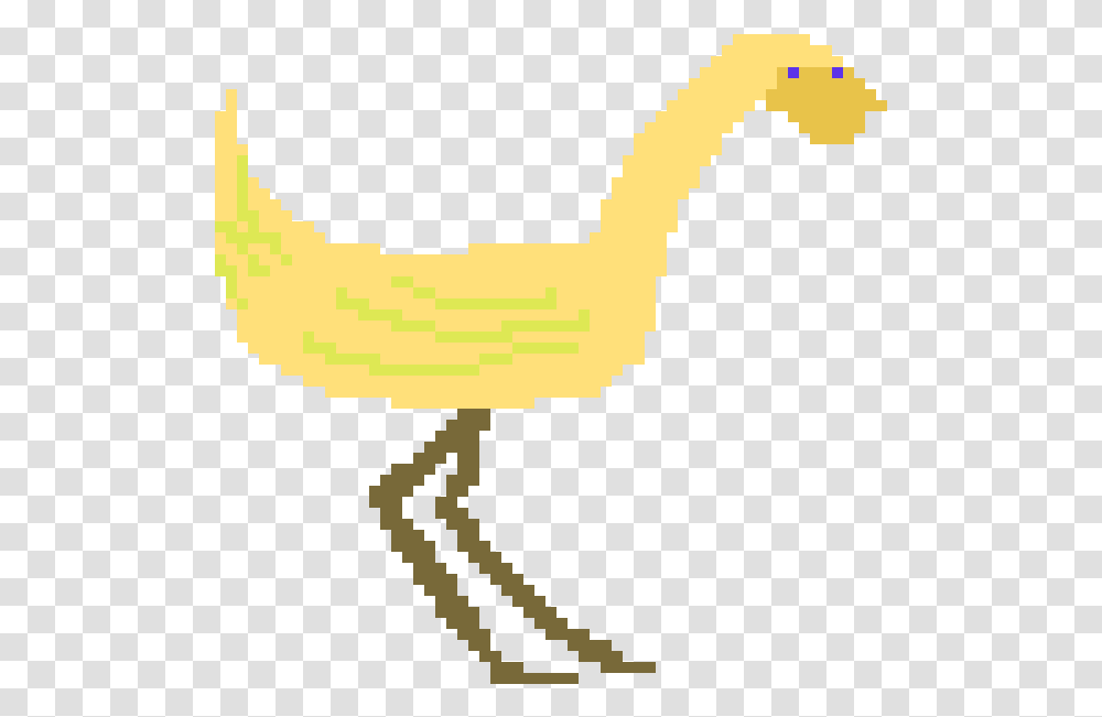 Chocobo Illustration Pixel Art, Animal, Reptile, Dinosaur Transparent Png