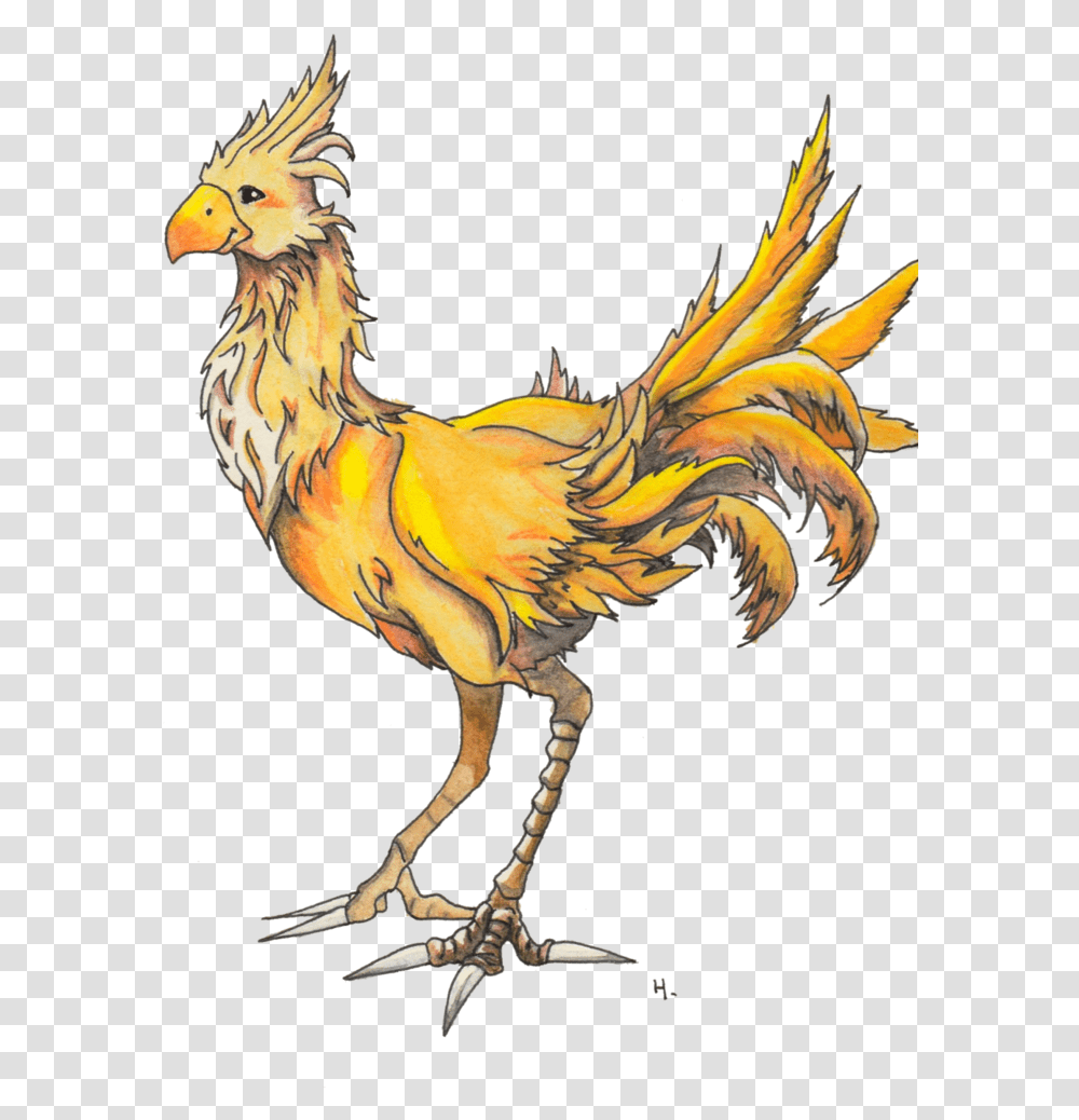 Chocobo Kingdom Hearts Image Chicken From Final Fantasy, Poultry, Fowl, Bird, Animal Transparent Png