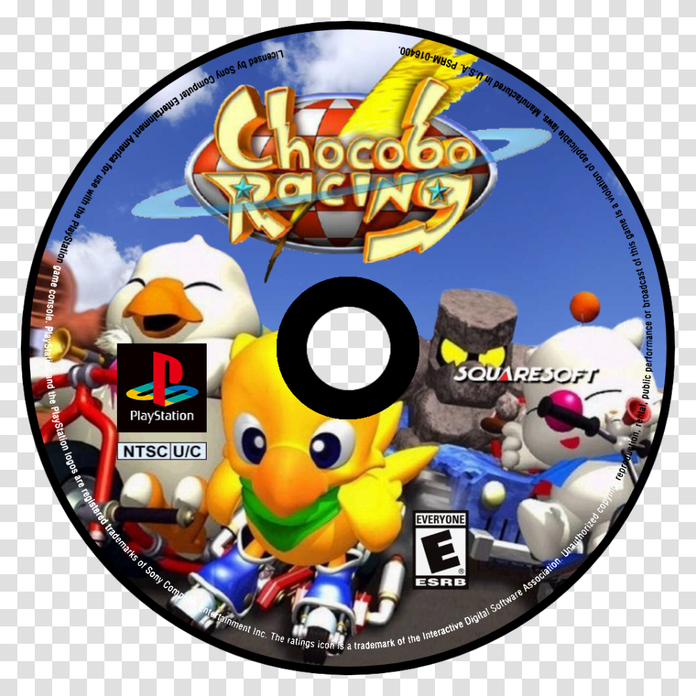 Chocobo Racing, Disk, Dvd, Toy Transparent Png
