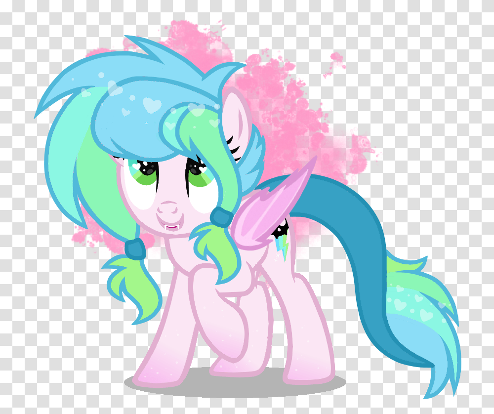 Chococakebabe Bat Pony Fangs Female Heart Eyes Speed Cartoon, Graphics, Hair, Purple, Light Transparent Png