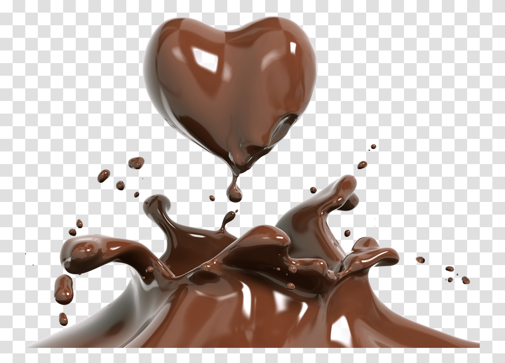 Chocolate 3d, Dessert, Food, Sweets, Confectionery Transparent Png