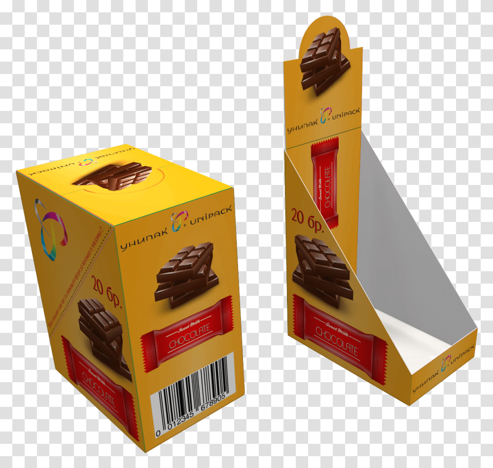 Chocolate Bar Display Box, Cardboard, Carton, Package Delivery, Food Transparent Png