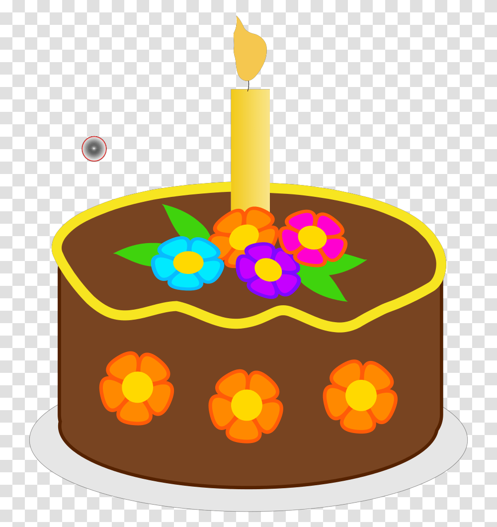 Chocolate Birthday Cake Svg Clip Arts Cake 2 Years, Candle, Dessert, Food, Diwali Transparent Png