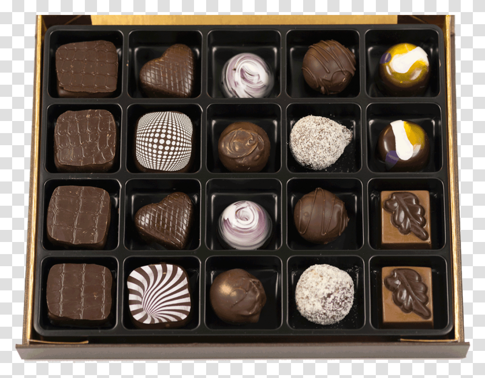 Chocolate Box Box Of Chocolates Array, Dessert, Food, Fudge, Sweets Transparent Png