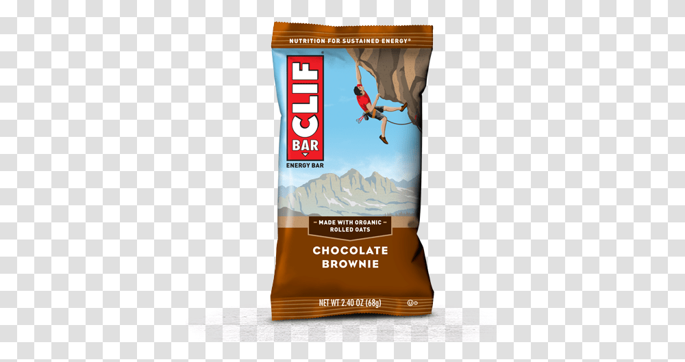 Chocolate Brownie Packaging Chocolate Almond Clif Bar, Book, Plant, Food, Grain Transparent Png