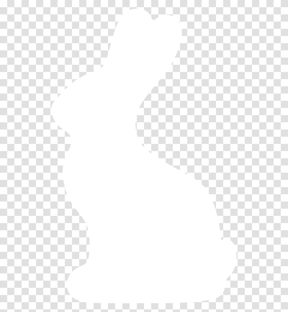 Chocolate Bunny Silhouette, Footprint Transparent Png