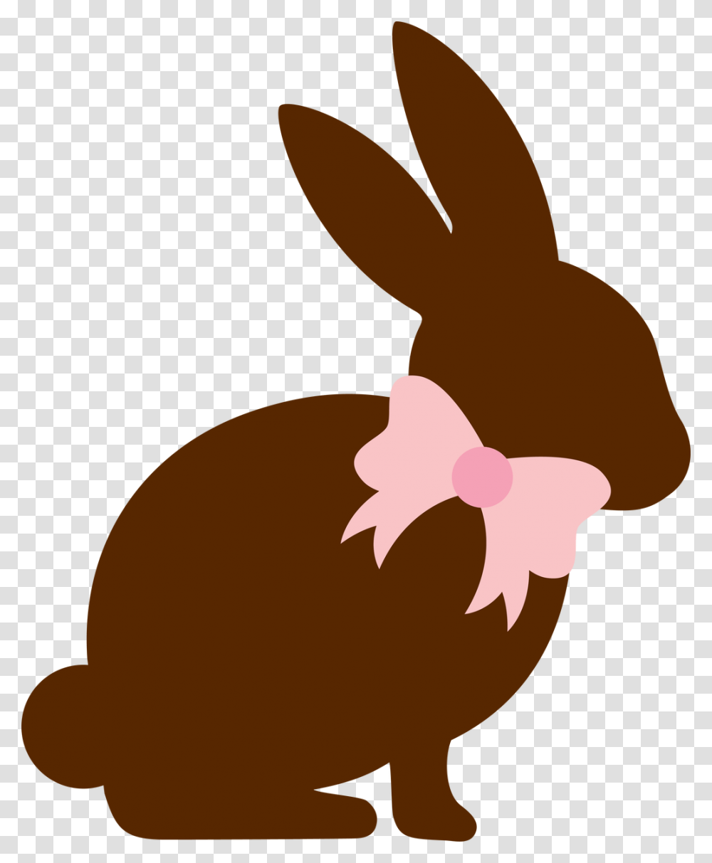 Chocolate Bunny Svg Cut File, Animal, Mammal, Wildlife, Rodent Transparent Png