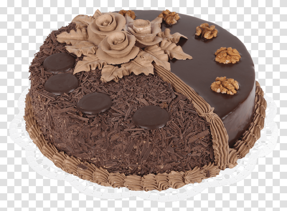 Chocolate Cake Birthday Torte Background Cake, Dessert, Food, Birthday Cake, Wedding Cake Transparent Png