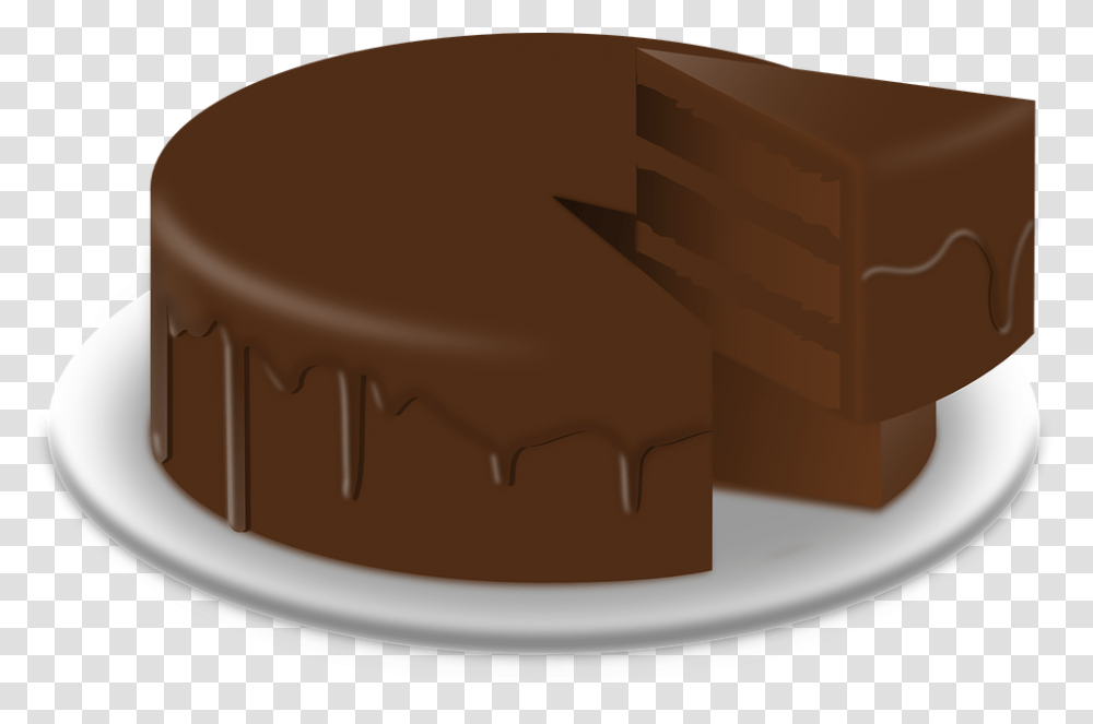 Chocolate Cake Clip Art, Dessert, Food, Icing, Cream Transparent Png