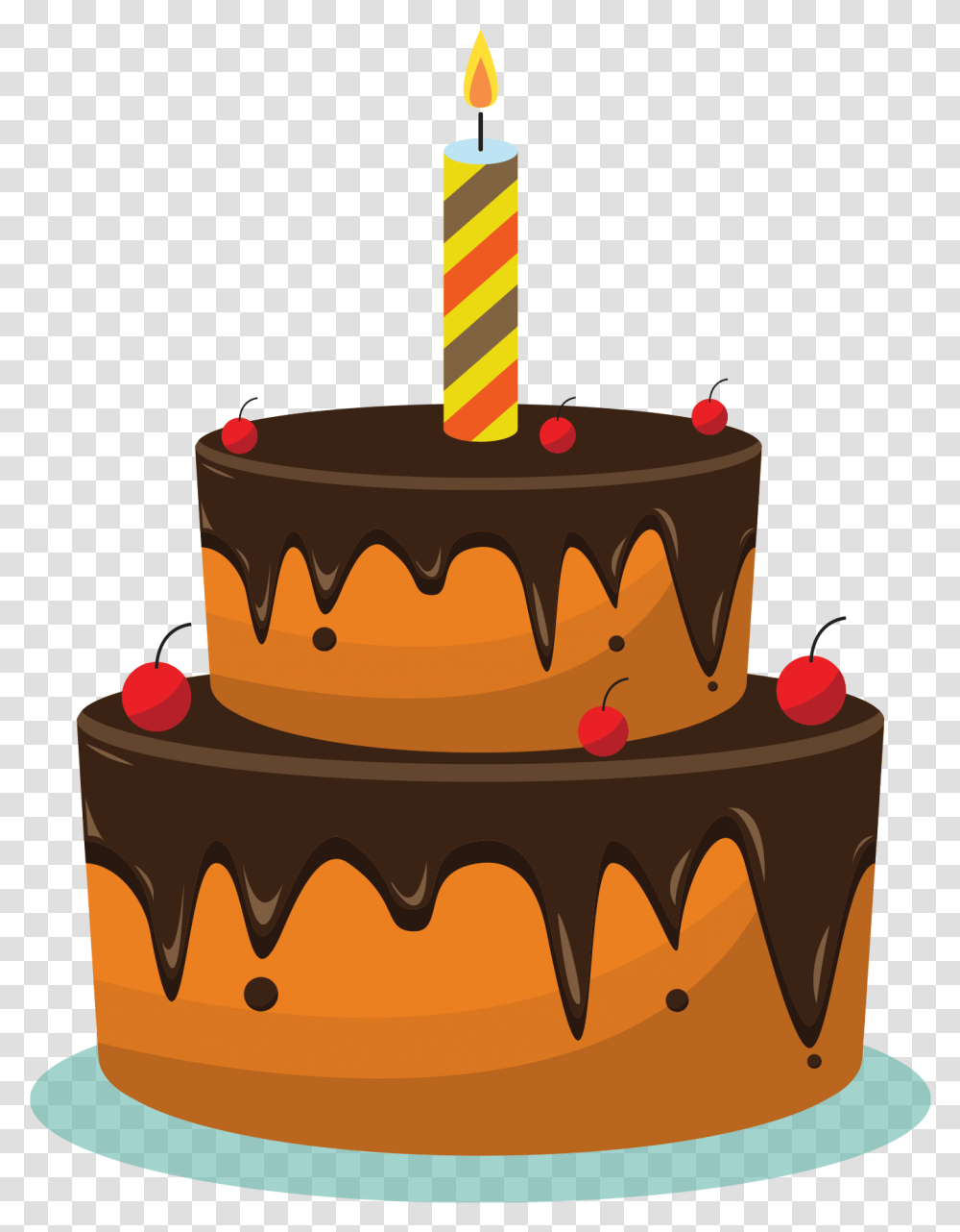 Chocolate Cake Image Free Download Birthday, Dessert, Food, Birthday Cake, Icing Transparent Png