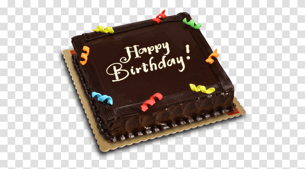 Chocolate Cake Picture Arts Red Ribbon Chocolate Dedication Cake, Dessert, Food, Birthday Cake Transparent Png