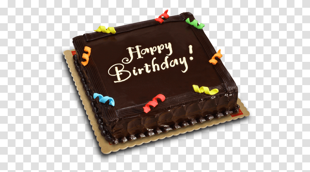 Chocolate Cake Picture Junior Dedication Cake Red Ribbon, Dessert, Food, Birthday Cake Transparent Png