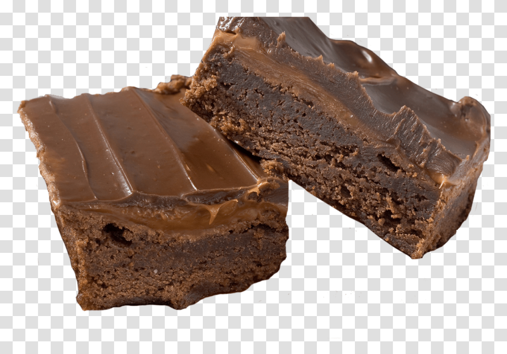 Chocolate Caramel Brownies Tiffin, Fudge, Dessert, Food, Cocoa Transparent Png