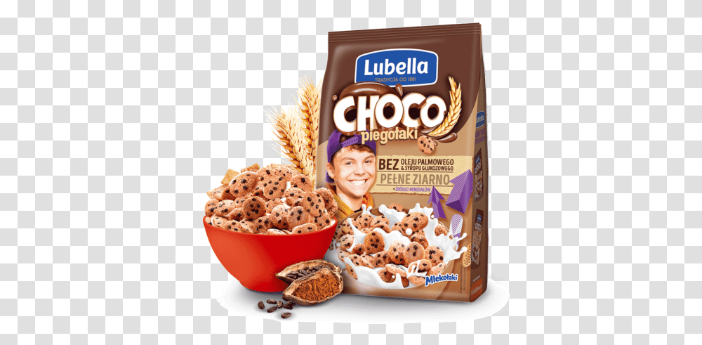 Chocolate Cereal Crisps In Shape Of Cookies Choco Piegotaki, Food, Snack, Person, Bread Transparent Png