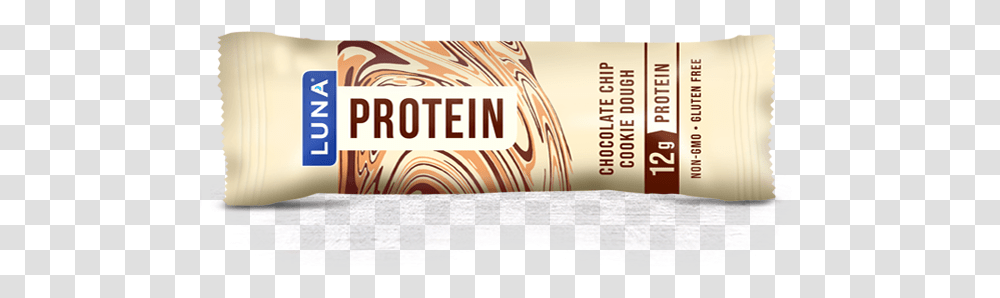 Chocolate Chip Cookie Dough Packaging Luna Cookie Dough Protein Bar, Poster, Advertisement, Flyer, Paper Transparent Png