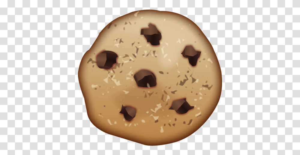 Chocolate Chip Cookie Emoji Cookie Emoji, Food, Biscuit, Egg, Birthday Cake Transparent Png