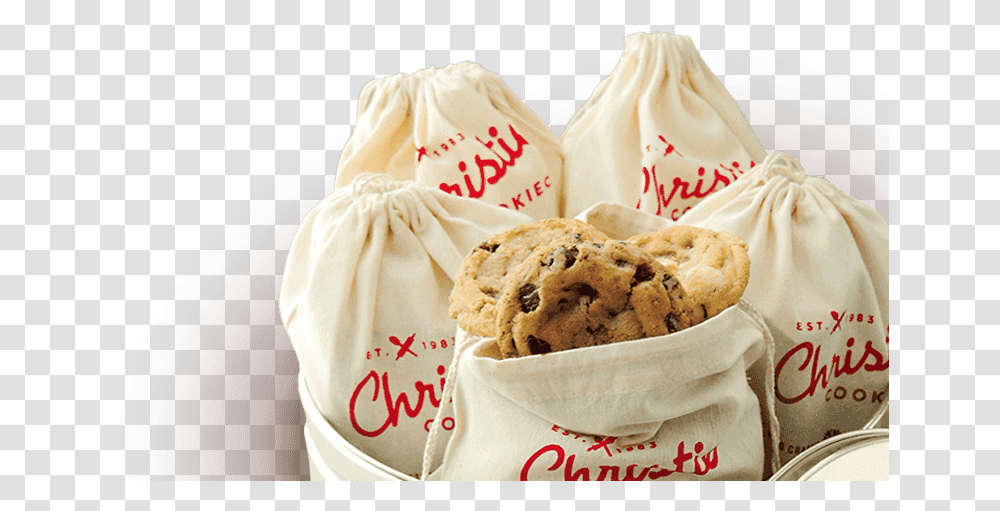 Chocolate Chip Cookie, Food, Biscuit, Bag, Sack Transparent Png