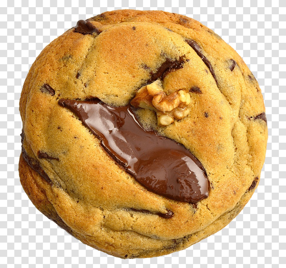 Chocolate Chunk Ben's Cookie, Bread, Food, Bun, Sweets Transparent Png