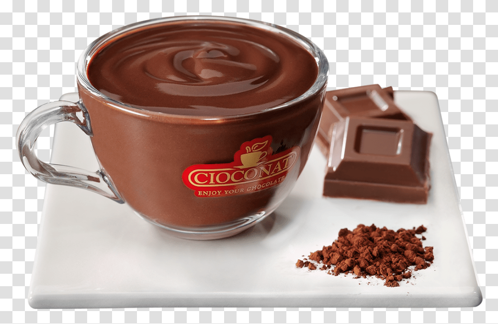 Chocolate Cioconat, Dessert, Food, Hot Chocolate, Cup Transparent Png