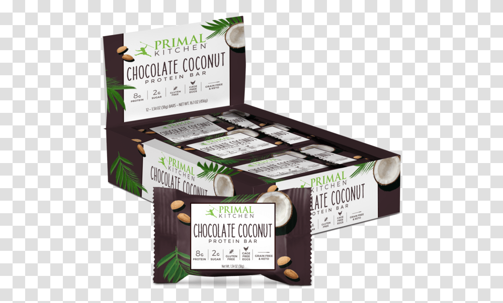 Chocolate Coconut Protein Bars Chocolate Coconut Protein Bar, Paper, Advertisement, Poster, Flyer Transparent Png