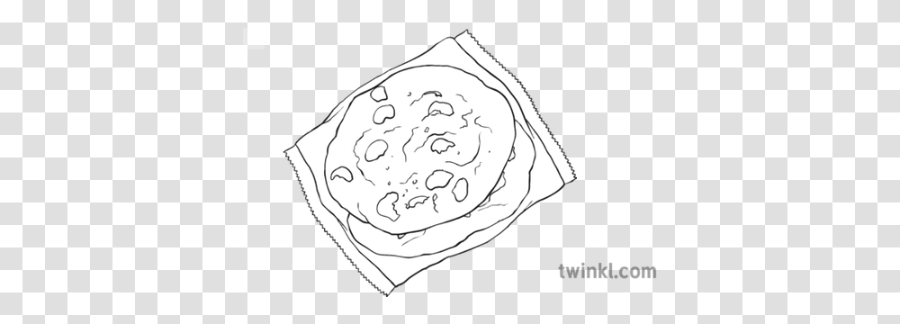Chocolate Cookies In Wrapper Black And White Drawing Of Pocahontas Saving John Smith, Clothing, Plant, Food, Produce Transparent Png
