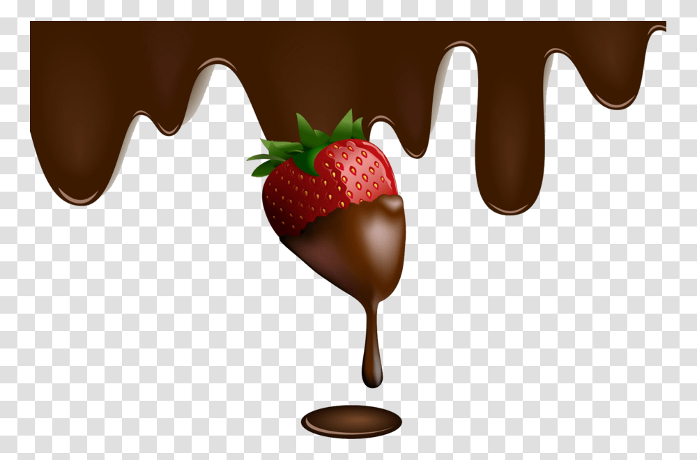 Chocolate Covered Strawberries Dripping Dripping Chocolate Covered Strawberries, Strawberry, Fruit, Plant, Food Transparent Png