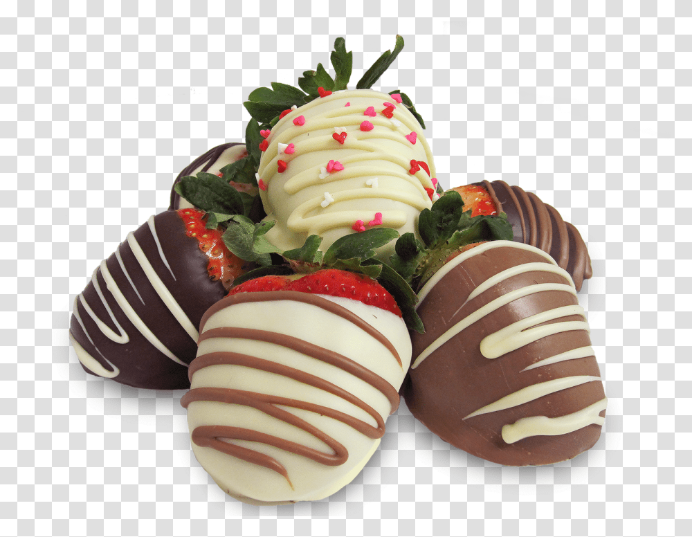Chocolate Covered Strawberries, Sweets, Food, Dessert, Bun Transparent Png