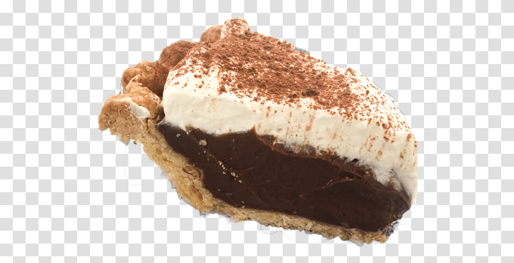 Chocolate Cream Pie Slice, Dessert, Food, Fudge, Creme Transparent Png