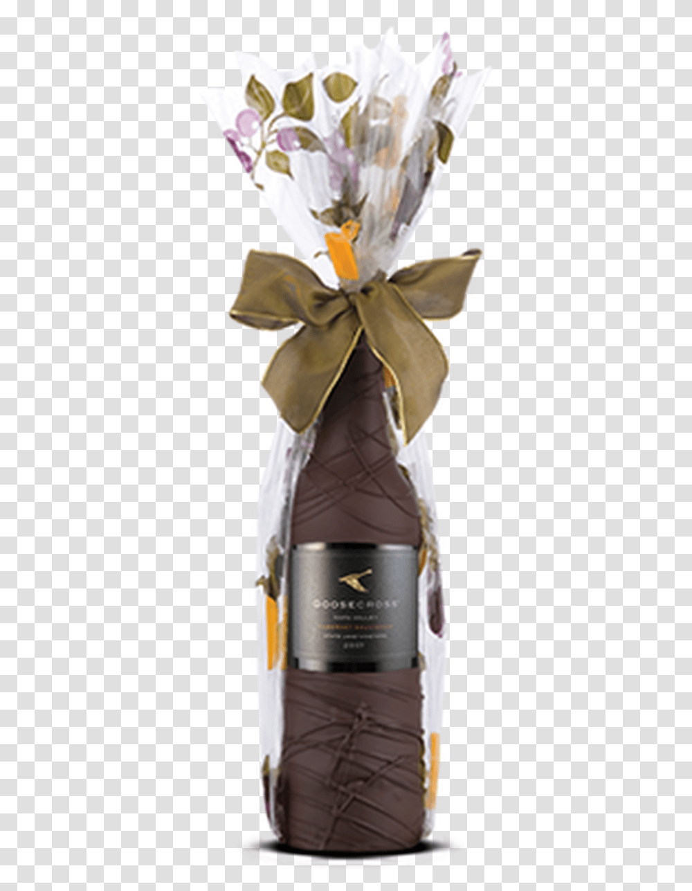Chocolate Dipped Covered Wine Or Champagne Bottle Glass Bottle, Apparel, Beverage, Drink Transparent Png