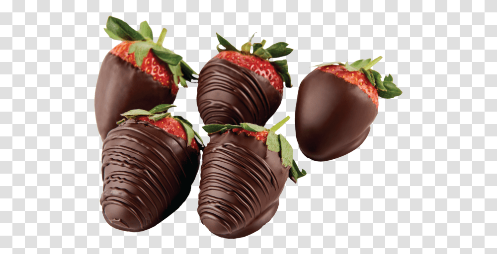 Chocolate Dipped Strawberries, Sweets, Food, Confectionery, Plant Transparent Png