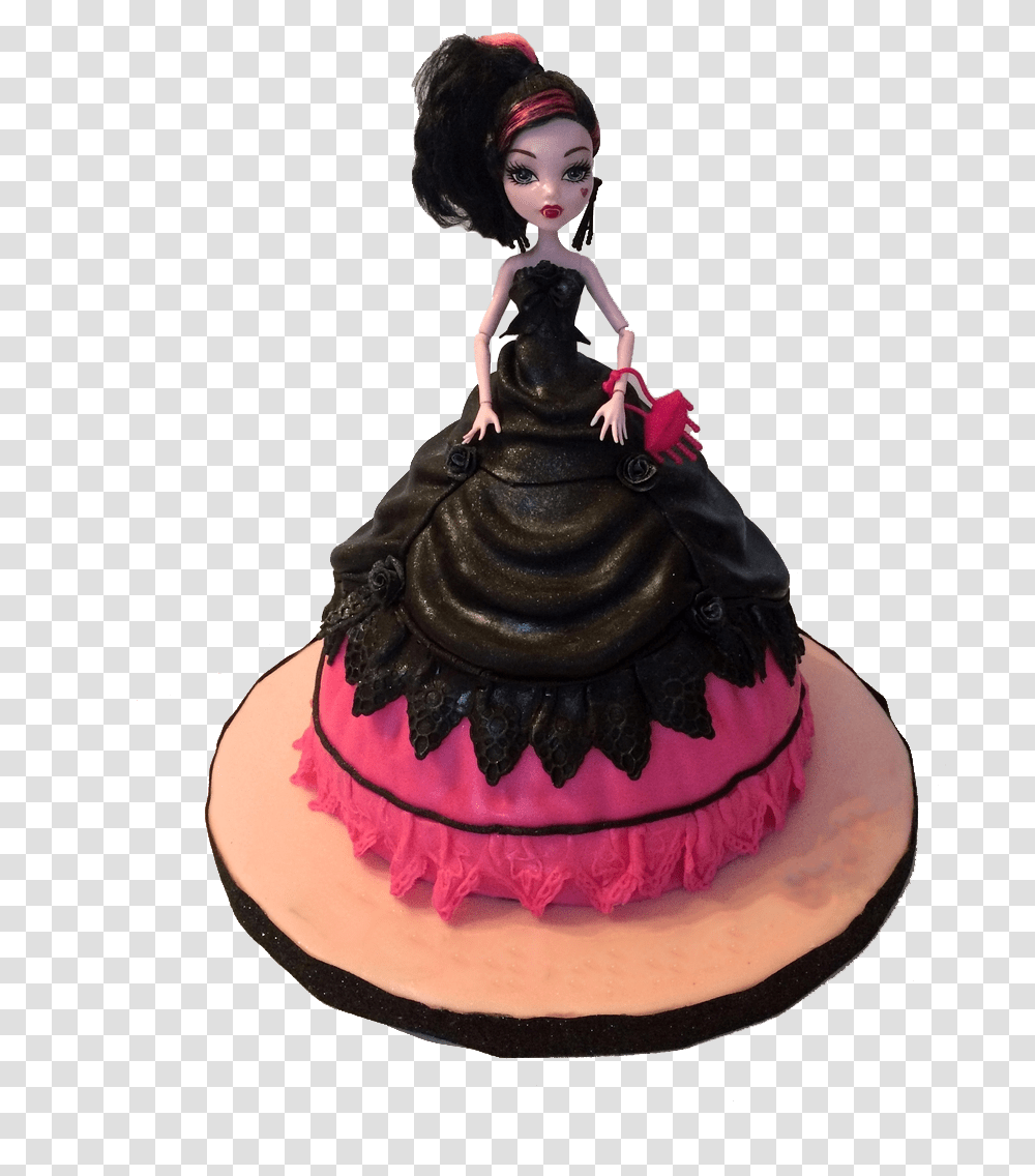 Chocolate Doll Cake Chocolate Cake With Doll, Figurine, Dessert, Food Transparent Png