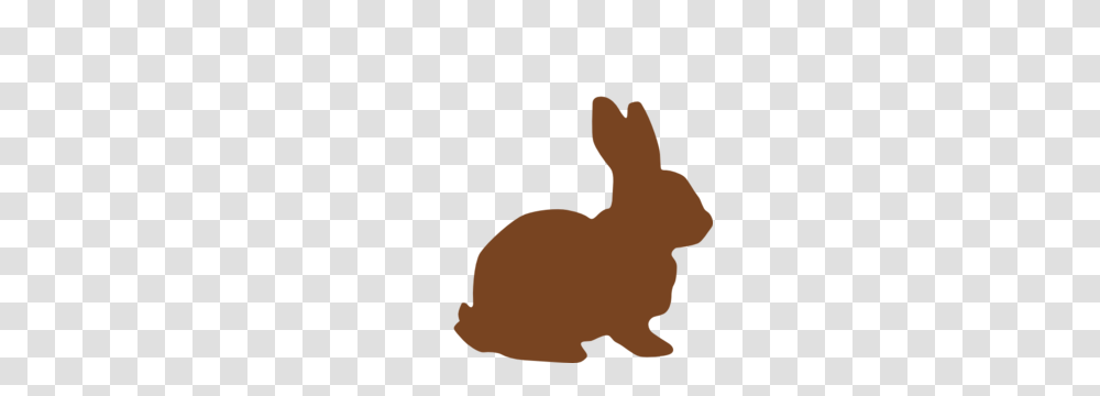Chocolate Easter Bunny Clip Art Stencils Decals Ideas, Mammal, Animal, Rabbit, Rodent Transparent Png
