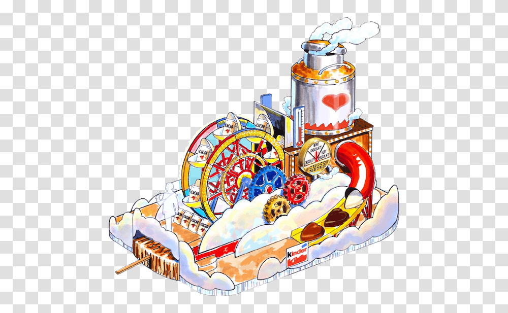 Chocolate Fantasy Factory Cartoon Parade Of Floats, Theme Park, Amusement Park, Nutcracker Transparent Png