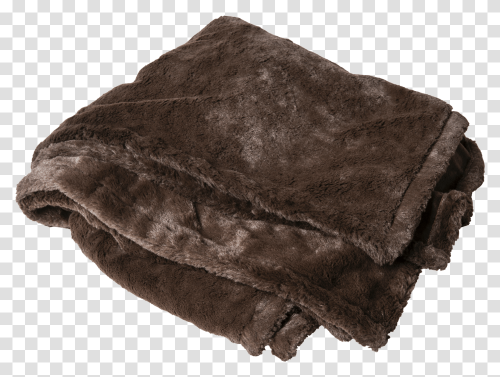 Chocolate Faux Fur Throw Suede, Apparel, Rock, Fungus Transparent Png