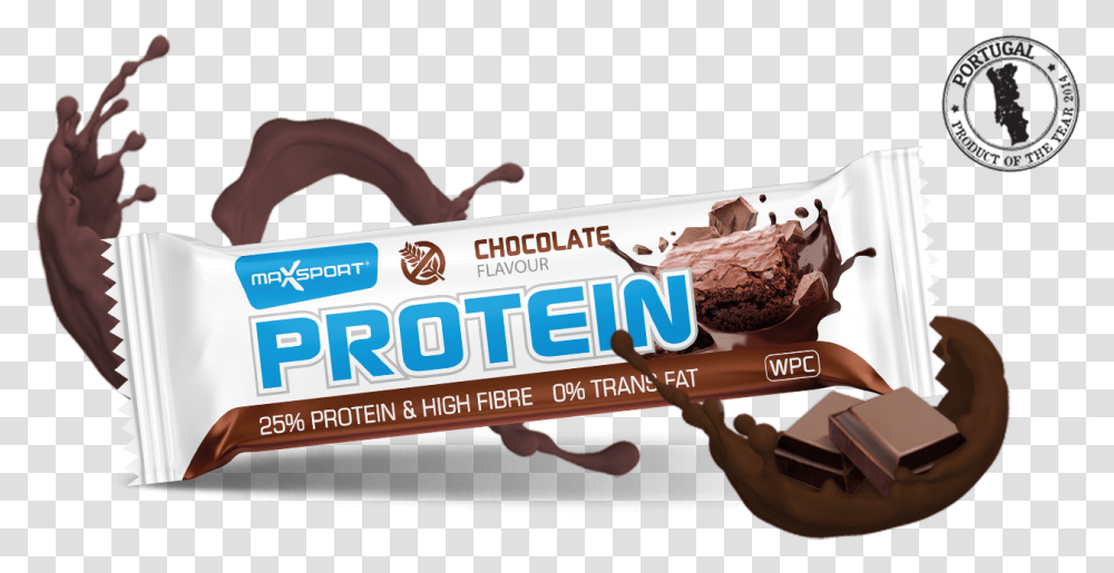 Chocolate Flavour Max Sport Protein Bar, Food, Dessert, Person, Candy Transparent Png