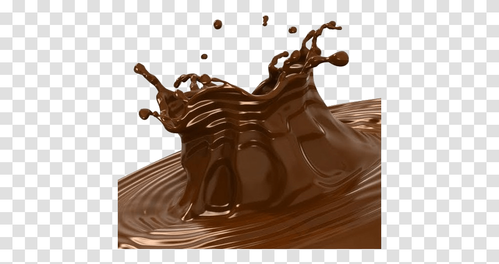 Chocolate Flavour Splash, Dessert, Food, Caramel, Fudge Transparent Png